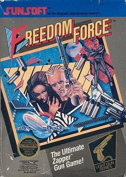 Box artwork for Freedom Force.