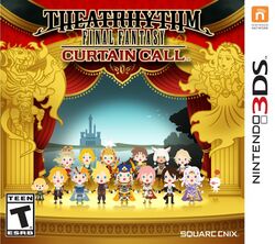 Box artwork for Theatrhythm Final Fantasy: Curtain Call.