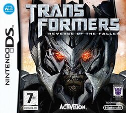 Box artwork for Transformers Revenge of the Fallen: Decepticons.