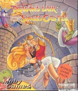 Box artwork for Dragon's Lair: Escape from Singe's Castle.