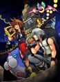 Promotional art featuring Sora and Riku with Dream Eaters