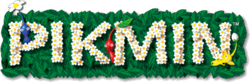 The logo for Pikmin.