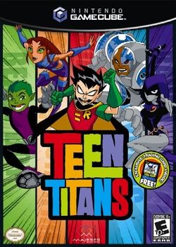 Box artwork for Teen Titans.