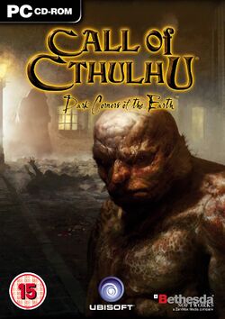 Box artwork for Call of Cthulhu: Dark Corners of the Earth.