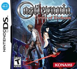 Box artwork for Castlevania: Order of Ecclesia.