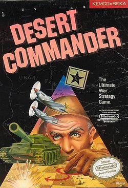 Box artwork for Desert Commander.