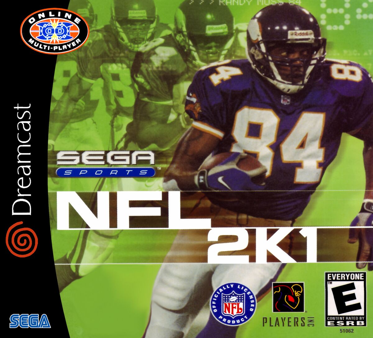 NFL Football 2K,2K1, ESPN International Track Field (SEGA Dreamcast)3 Game  Lot