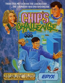 Box artwork for Chip's Challenge.