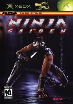 Box artwork for Ninja Gaiden.