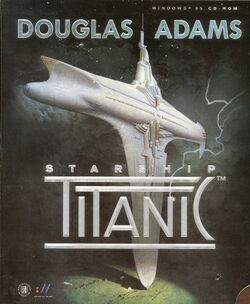 Box artwork for Starship Titanic.