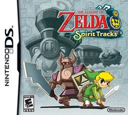 Box artwork for The Legend of Zelda: Spirit Tracks.
