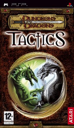 Box artwork for Dungeons & Dragons Tactics.