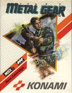 Box artwork for Metal Gear.