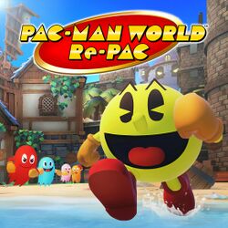 Box artwork for Pac-Man World Re-PAC.