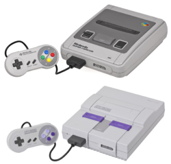 The console image for SNES.