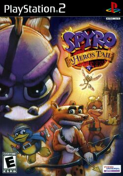 Box artwork for Spyro: A Hero's Tail.