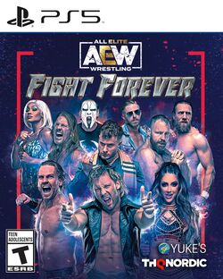 Box artwork for AEW: Fight Forever.