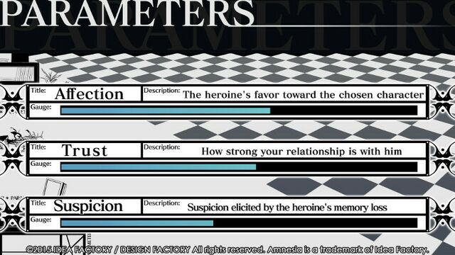 File:Amnesia screen Parameters.jpg — StrategyWiki | Strategy guide and ...