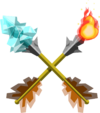 LOZWW Fire and Ice Arrows.png