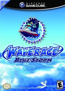 Box artwork for Wave Race: Blue Storm.