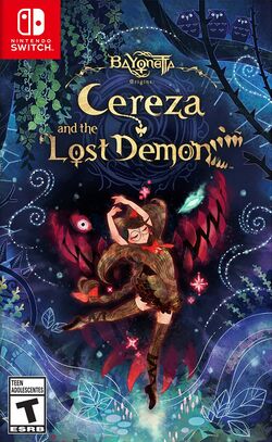 Box artwork for Bayonetta Origins: Cereza and the Lost Demon.
