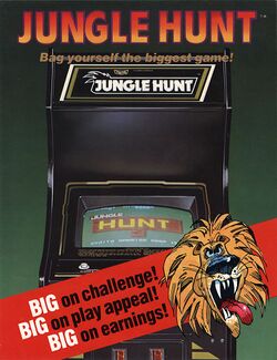 Box artwork for Jungle Hunt.