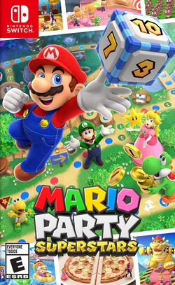 Box artwork for Mario Party Superstars.