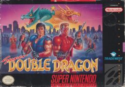 Box artwork for Super Double Dragon.