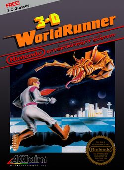 Box artwork for The 3-D Battles of WorldRunner.