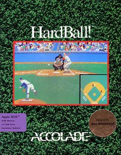 Box artwork for Hardball!.