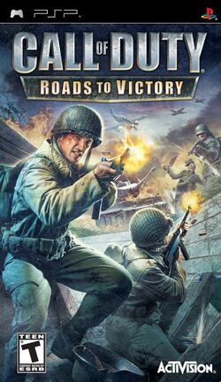 Box artwork for Call of Duty: Roads to Victory.