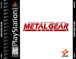 Box artwork for Metal Gear Solid.