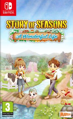 Box artwork for Story of Seasons: A Wonderful Life.