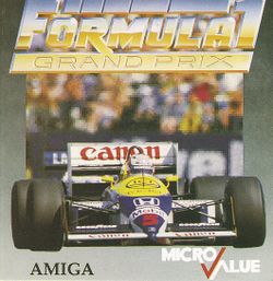 Box artwork for Formula 1 Grand Prix.