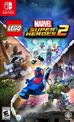 Box artwork for LEGO Marvel Super Heroes 2.