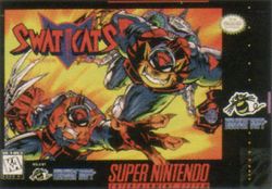 Box artwork for SWAT Kats: The Radical Squadron.