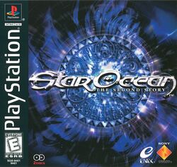 Box artwork for Star Ocean: The Second Story.