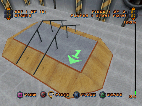 Tony Hawk's Pro Skater 2/Park Editor — StrategyWiki | Strategy guide ...