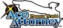 The logo for Ace Attorney.