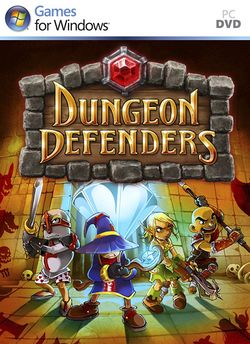 Box artwork for Dungeon Defenders.