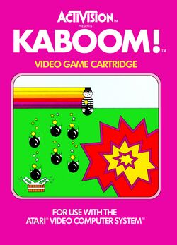 Box artwork for Kaboom!.
