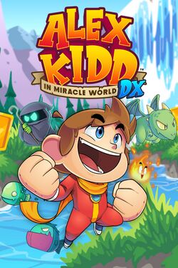 Box artwork for Alex Kidd in Miracle World DX.
