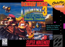 Box artwork for Donkey Kong Country 3: Dixie Kong's Double Trouble!.