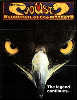 Box artwork for Joust 2: Survival of the Fittest.