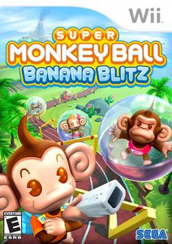 Box artwork for Super Monkey Ball: Banana Blitz.