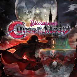 Box artwork for Bloodstained: Curse of the Moon.