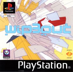 Box artwork for Wipeout 3.