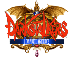 The logo for Darkstalkers.