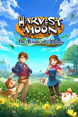 Box artwork for Harvest Moon: The Winds of Anthos.