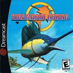 Box artwork for Sega Marine Fishing.